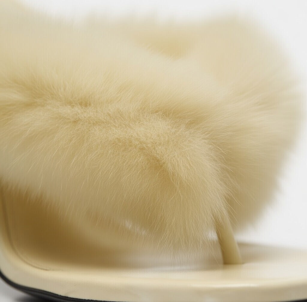 Fluffy Mink Heel